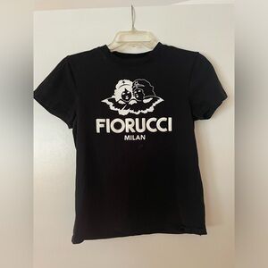 FIORUCCI Women’s Black Angels Graphic tshirt in size Small. Great condition!